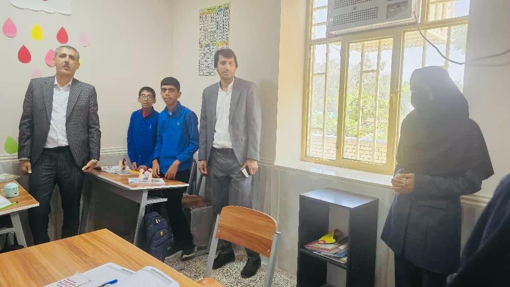 دیدار با کودکان با نیازهای ویژه شهرستان سیریک