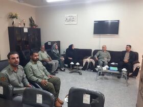 دیدار مسئول مرکز بستک با رییس دادگستری و رئیس اداره حفاظت محیط زیست این شهرستان