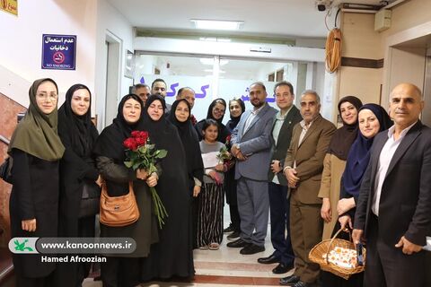 عیادت از کودکان بیمار در سومین روز هفته ملی کودک