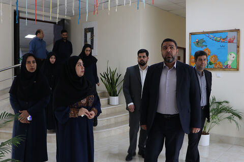 بازدید معاون توسعه و منابع کانون از مراکز کانون گیلان
