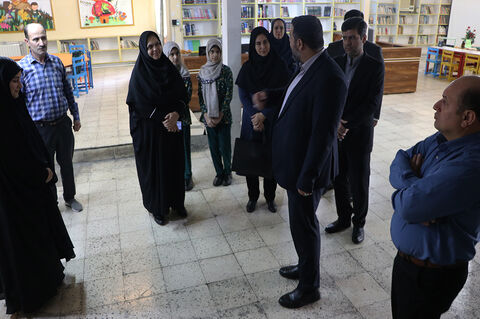 بازدید معاون توسعه و منابع کانون از مراکز کانون گیلان