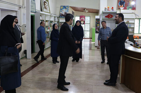بازدید معاون توسعه و منابع کانون از مراکز کانون گیلان