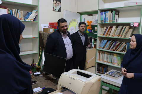 بازدید معاون توسعه و منابع کانون از مراکز کانون گیلان