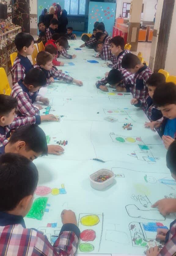 جشن هفته ملی کودک در مرکز شماره ۱۴ با حضور گرم پلیس راهور