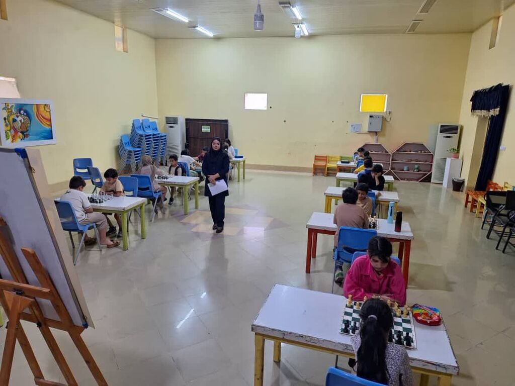 مسابقه "رپید شطرنج" ویژه کودکان و نوجوانان در مرکز فرهنگی هنری شماره چهار بندرعباس برگزار شد