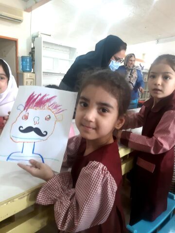 لبخند عمو سیبیلو در مرکز لنگه جان گرفت