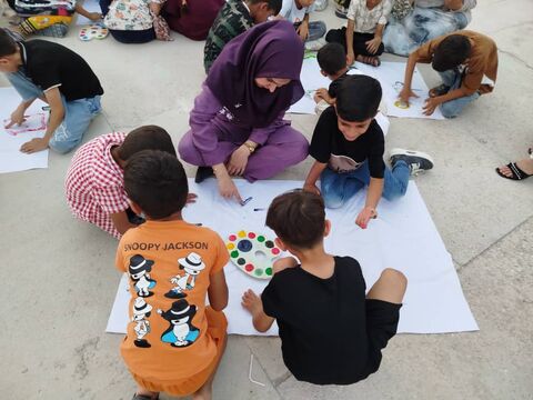 به همت مرکز بستک؛برنامه فرهنگی و ادبی در جمع کودکان روستای دهتل برگزارشد
