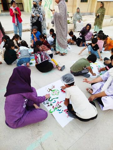 به همت مرکز بستک؛برنامه فرهنگی و ادبی در جمع کودکان روستای دهتل برگزارشد
