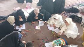 برپایی میز خدمت کانون پرورش فکری در نماز جمعه شهر خنداب