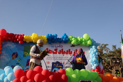 گزارش تصویری برگزاری سومین جشن بزرگ پرواز بادبادک‌ها به همت کانون استان قزوین