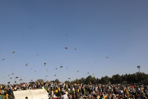 گزارش تصویری برگزاری سومین جشن بزرگ پرواز بادبادک‌ها به همت کانون استان قزوین