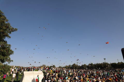 گزارش تصویری برگزاری سومین جشن بزرگ پرواز بادبادک‌ها به همت کانون استان قزوین