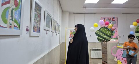 گشایش نمایشگاه هنرهای تجسمی در البرز