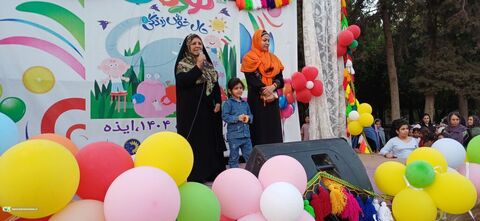 جشن بزرگ هفته ملی کودک در پارک بانوان ایذه