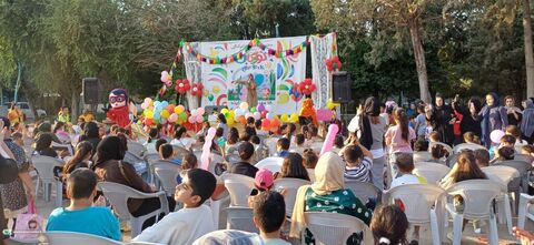 جشن بزرگ هفته ملی کودک در پارک بانوان ایذه
