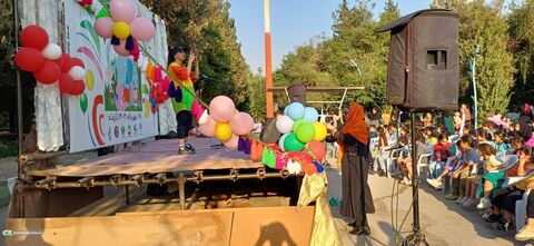 جشن بزرگ هفته ملی کودک در پارک بانوان ایذه
