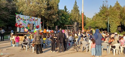جشن بزرگ هفته ملی کودک در پارک بانوان ایذه