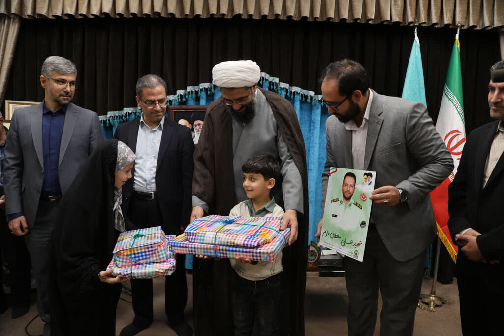تجلیل از فرزندان شهید علی سلطانیمرام با حضور نماینده ولی فقیه در استان همدان