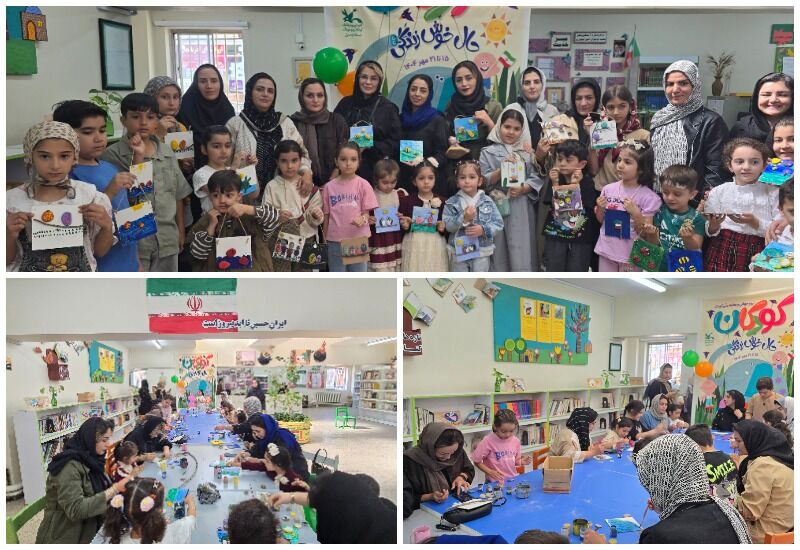 نمایشگاه آثار نقاشی اعضای کانون مشگینشهر به مناسبت هفته ملی کودک افتتاح شد