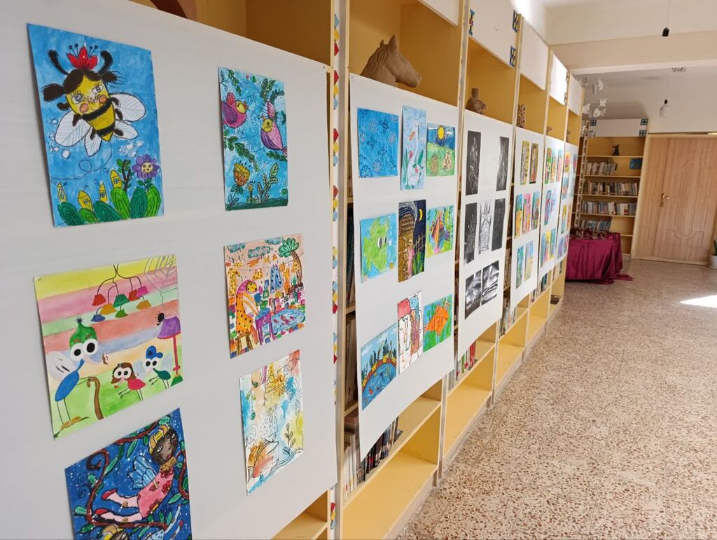 نمایشگاه تجسمی کانون شماره ۱شاهرود به مناسبت هفته کودک گشایش یافت