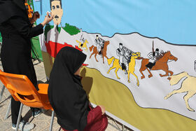دیوارنگاری کودکان در کانون چهارمحال و بختیاری