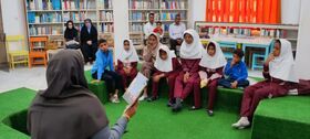 بازدید دانش آموزان مدرسه استثنایی وحدت از مرکز هرمز
