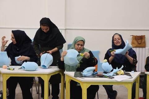گزارش تصویری کارگاه عروسک‌سازی کانون استان تهران