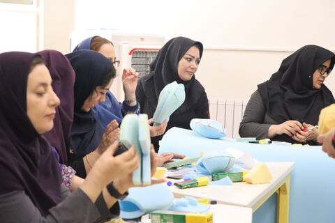 گزارش تصویری کارگاه عروسک‌سازی کانون استان تهران