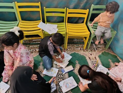 برپایی میز خدمت مرکز حاجی آباد در مسجد جامع این شهرستان