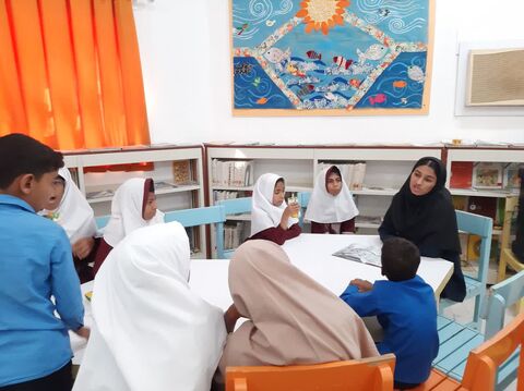 بازدید دانش آموزان مدرسه استثنایی وحدت از مرکز هرمز