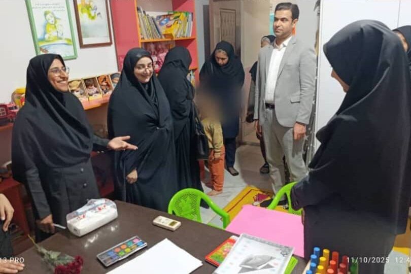 بازدید مدیر کل کانون هرمزگان از شیرخوارگاه الزهرا