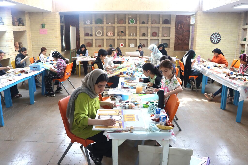 پنجمین مهرواره هنرهای تجسمی کودکان و نوجوانان استان تهران