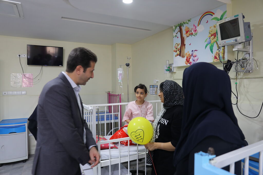 لبخند دوباره بر چهره کودکان بیمار شکفت