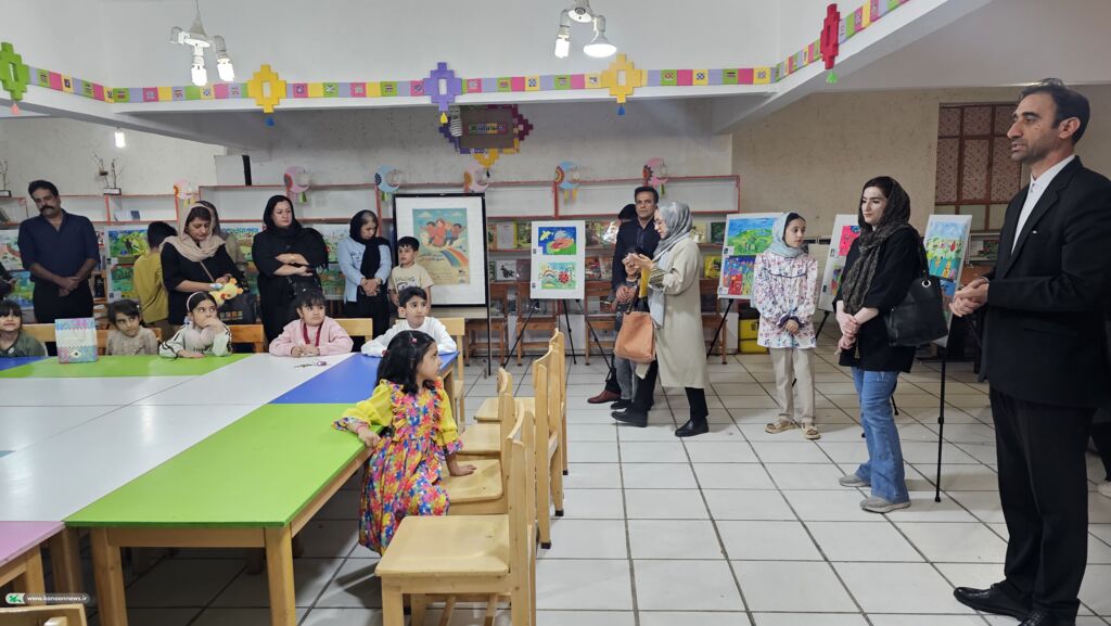 برپایی نمایشگاه نقاشی  «نقش و رنگ کودکی» در یاسوج