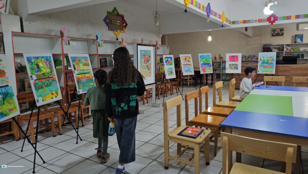 برپایی نمایشگاه نقاشی  «نقش و رنگ کودکی» در یاسوج