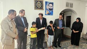 دیدار  با خانواده شهید «محمد نادری»در یاسوج