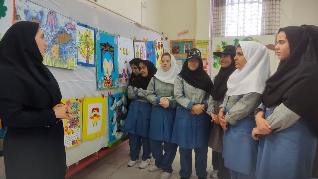 دنیای شیرین کودکان بانیازهای ویژه درمرکزشماره یک ایلام