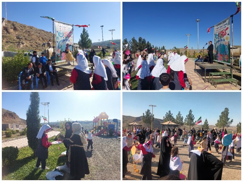 جشن شادی و همدلی خانواده‌ها در هفته ملی کودک/بادبادک‌ها در آسمان انگوت به پرواز درآمدند