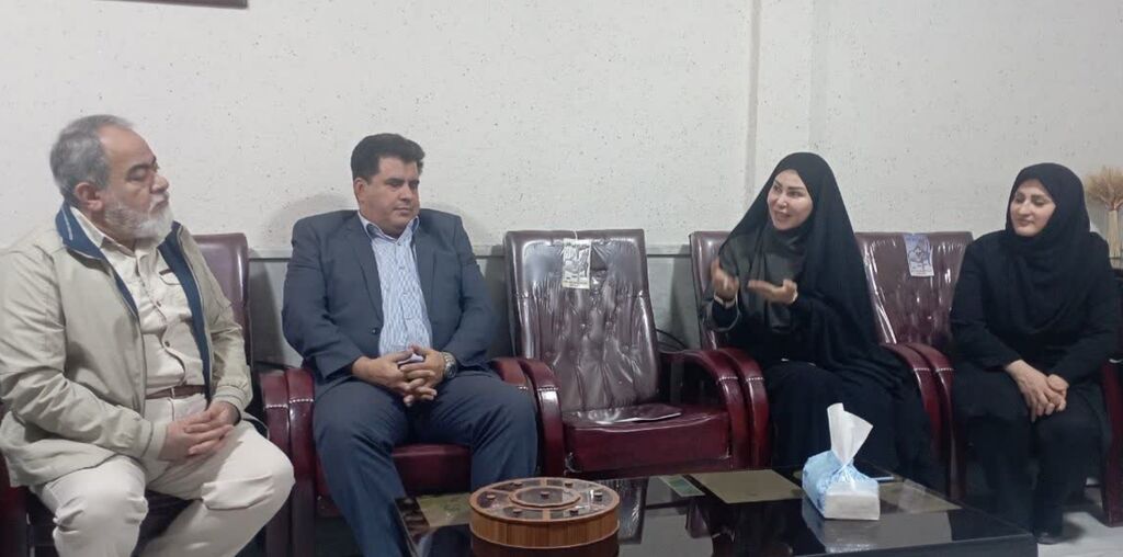 بازدید مشاور فرهنگی استاندار کرمانشاه از مرکز فرهنگی هنری آفرینش