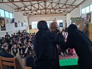 برپایی جنگ شادی به همراه نمایش عروسکی در مدارس روستای اراک