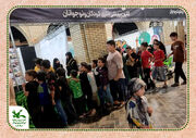 در شب وفات حضرت موسی مبرقع(ع)؛ غرفه فرهنگی‌هنری کانون پرورش فکری قم میزبان مسئولان و زائران شد