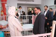 دیدار مدیرعامل کانون با کودکان بیمار در بیمارستان بهرامی