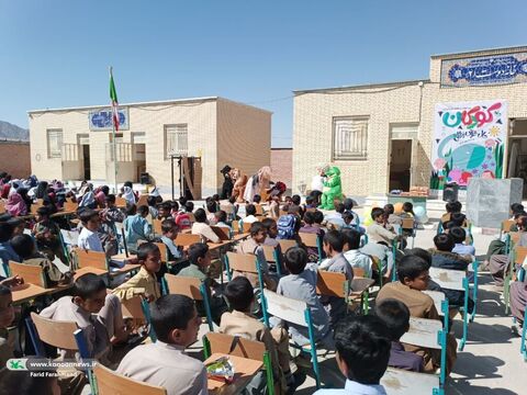 هفته ملی کودک در روستای عشایری علی آباد چاه زرد زاهدان(سیستان و بلوچستان)