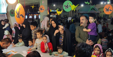 برنامه کودکان مهدوی در مسجد مقدس جمکران با همکاری کانون