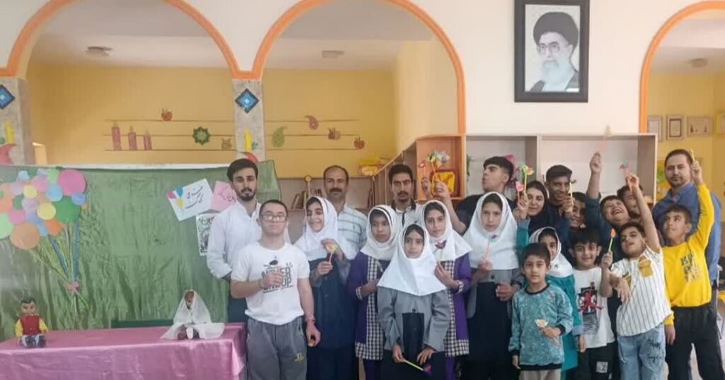 دانش‌آموزان مجتمع آموزشی استثنایی بهار میهمان مرکز قصرشیرین شدند