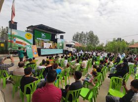 نخستین اجرای تماشاخانه سیار کانون مازندران در قائمشهر