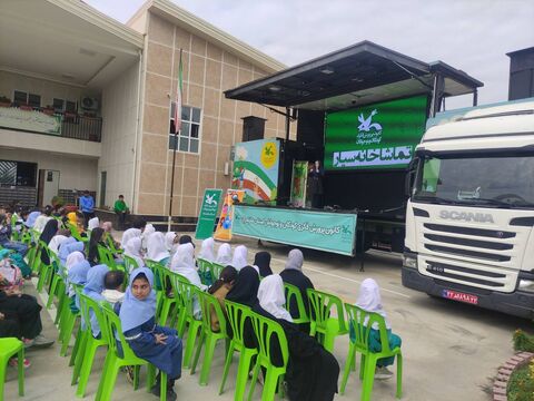 نخستین اجرای تماشاخانه سیار کانون مازندران در قائمشهر