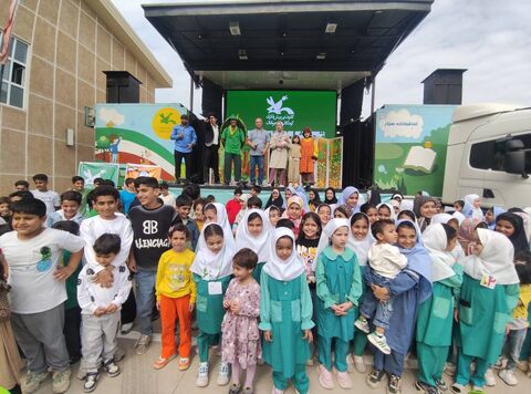 نخستین اجرای تماشاخانه سیار کانون مازندران در قائمشهر