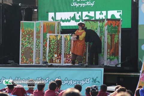 دومین اجرای تماشاخانه سیار کانون مازندران در بابل