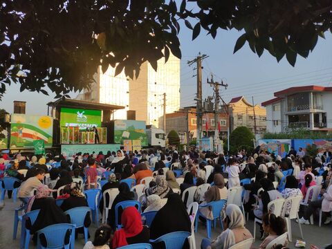 سومین اجرای تماشاخانه سیار در جویبار